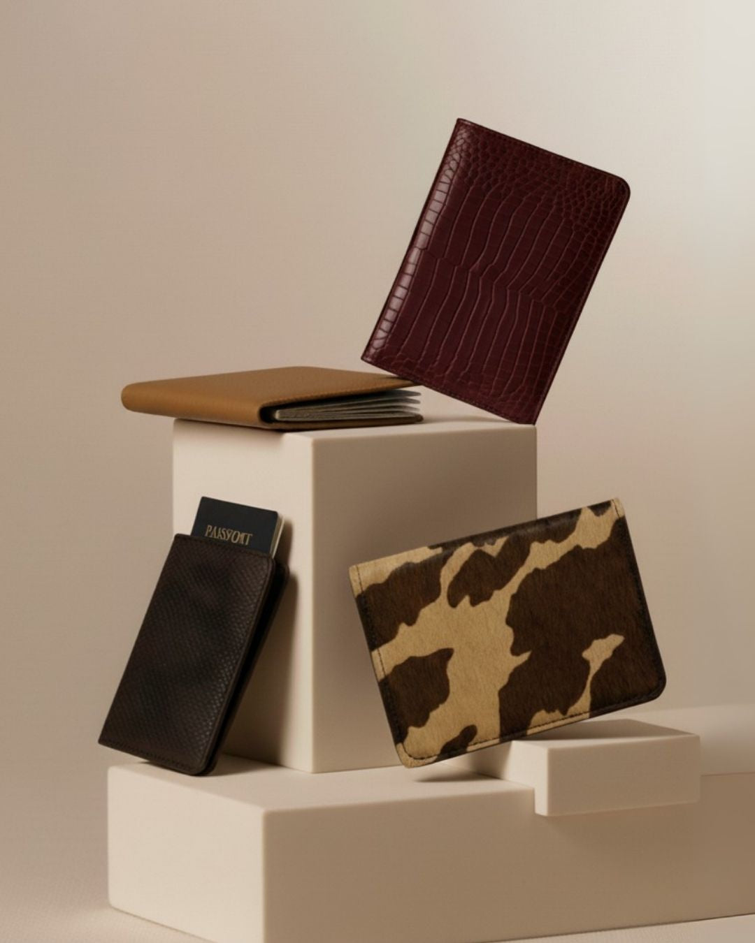 Camel Passport Holder