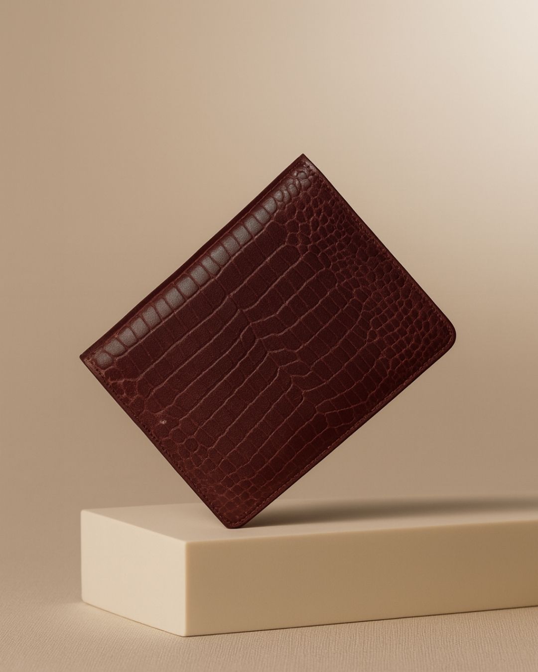 Burgundy Passport Holder