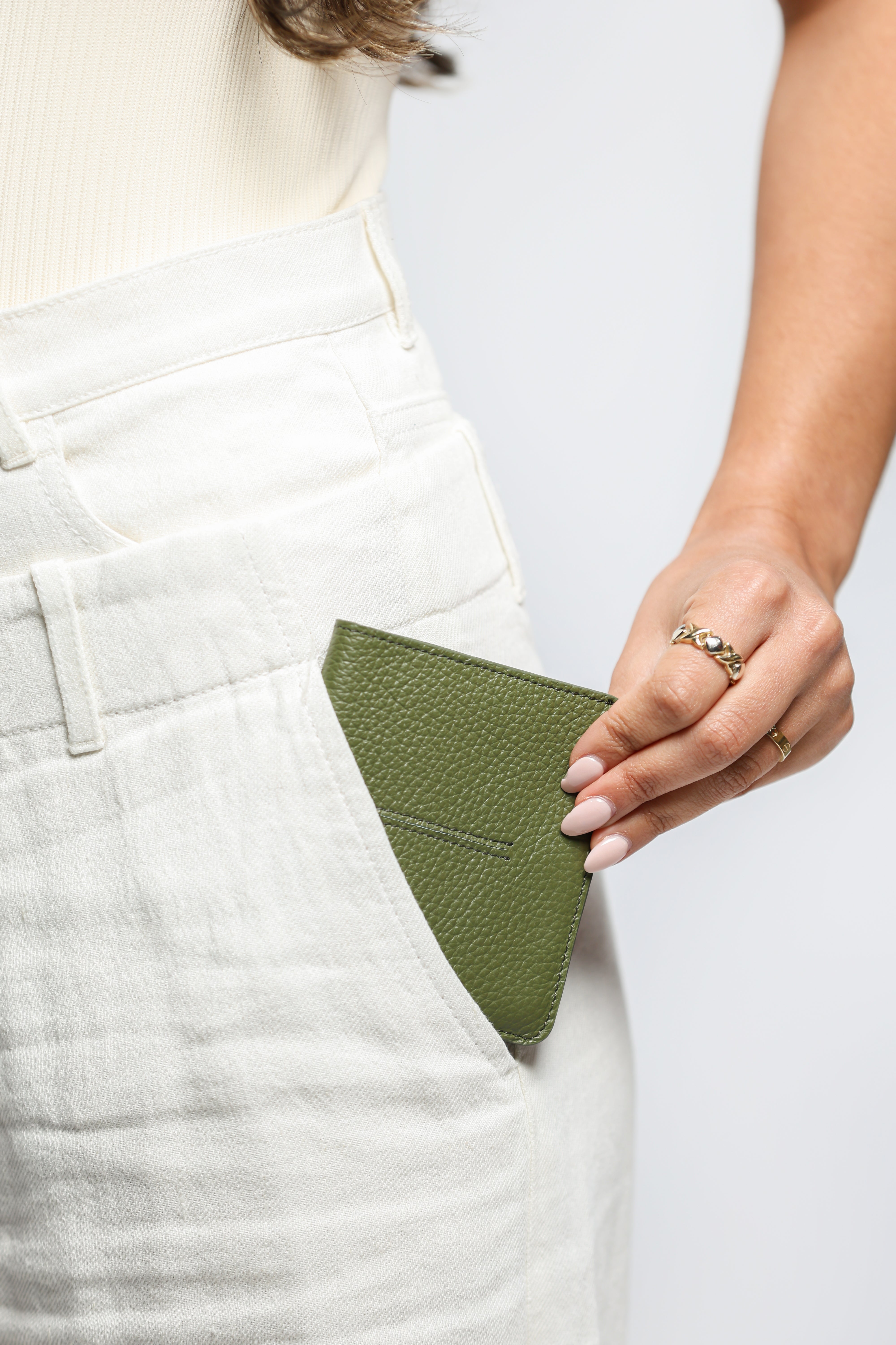 Green Compact Wallet