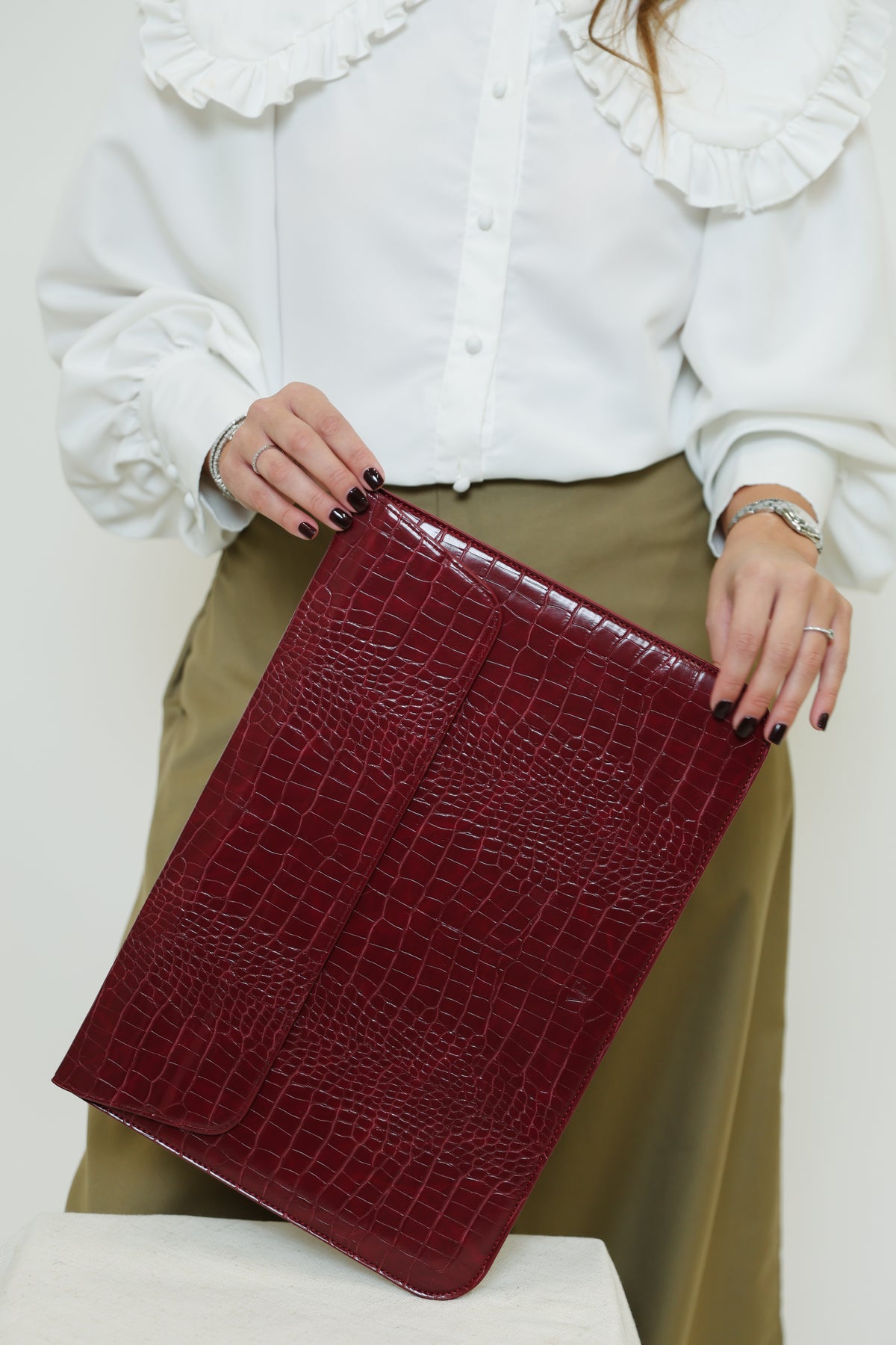 Burgundy Folio Case