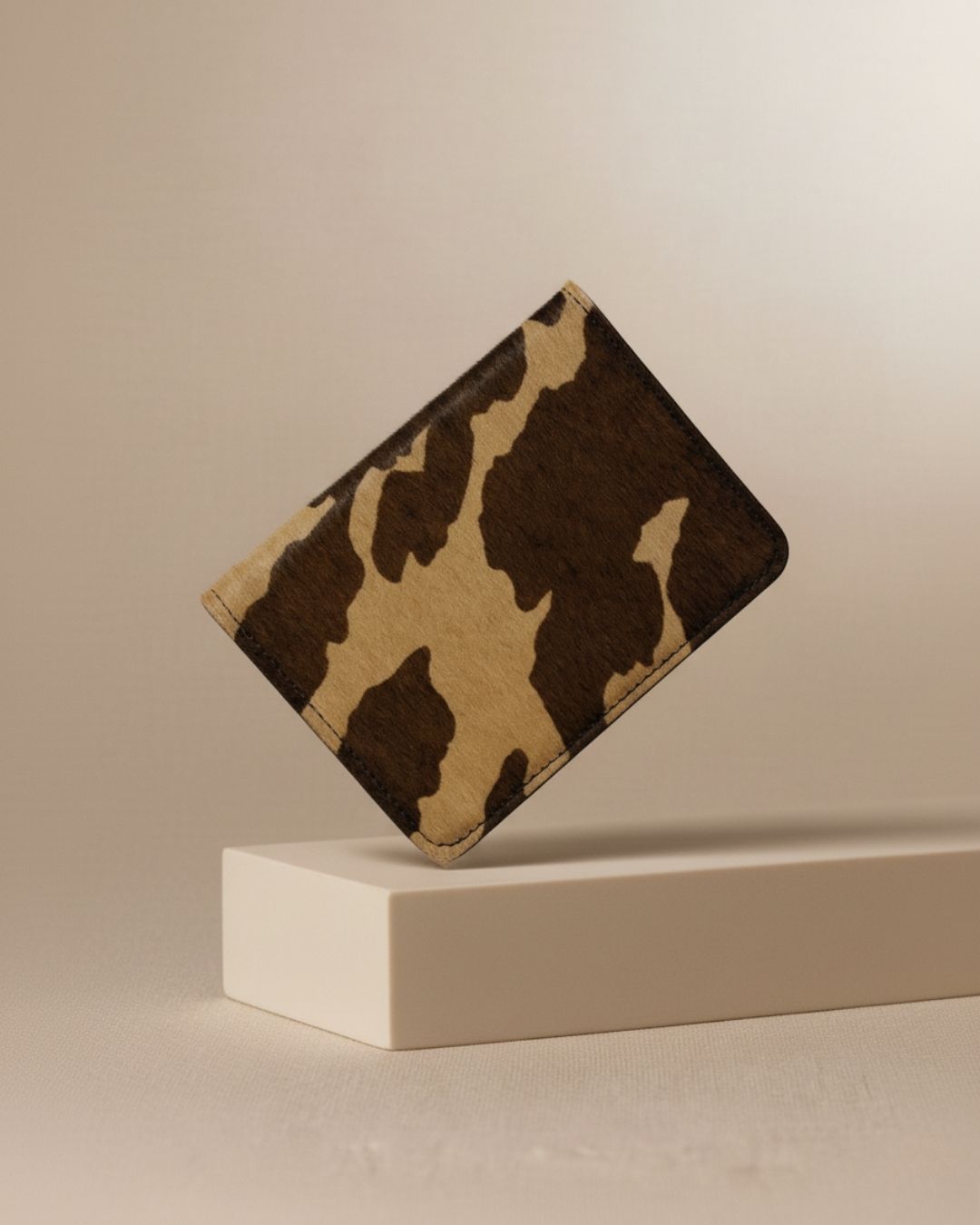Brown Marble Passport Holder