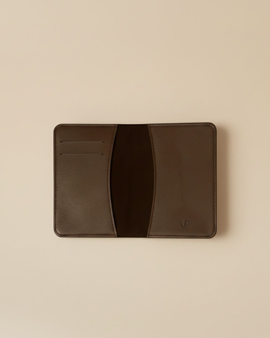 Brown Marble Passport Holder
