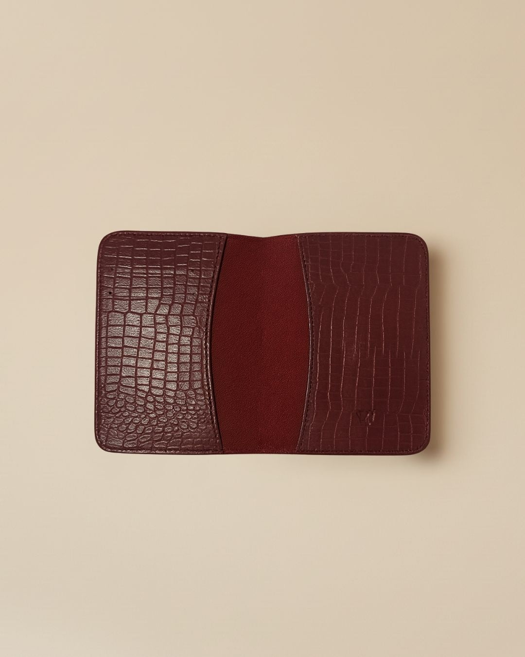 Burgundy Passport Holder