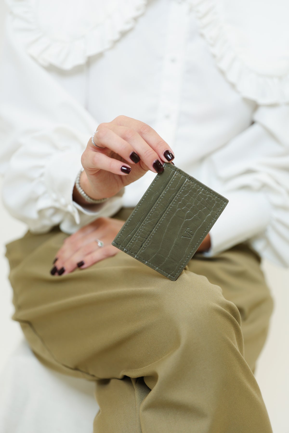 Olive Card Holder