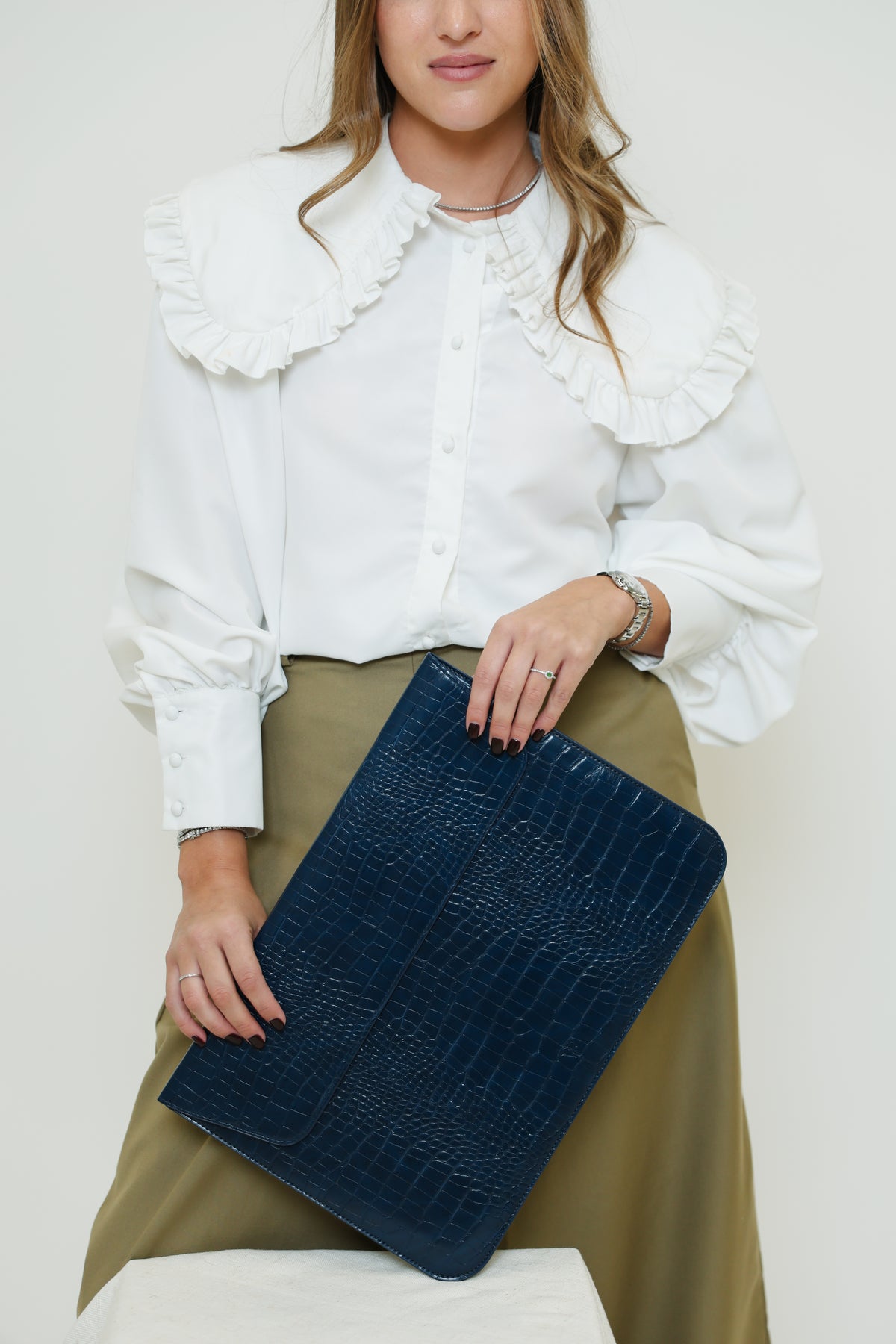 Blue Folio Case
